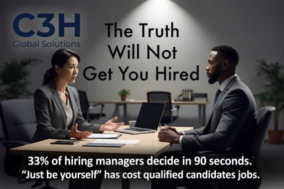 Why the Most Qualified Candidate Loses the Job: The C3H Interview Disclosure Matrix and the Real Reason "Just Be Yourself" Is Costing You Offers